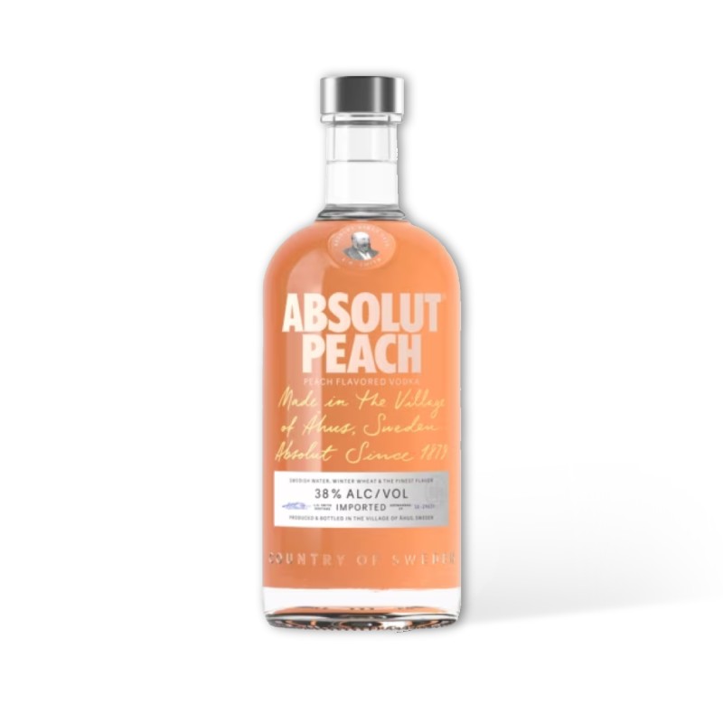 Absolut vodka peach