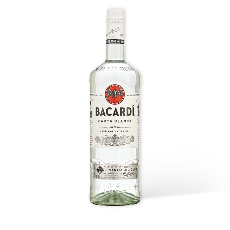 BACARDI Carta Blanca 37,5% 1,0 LITER