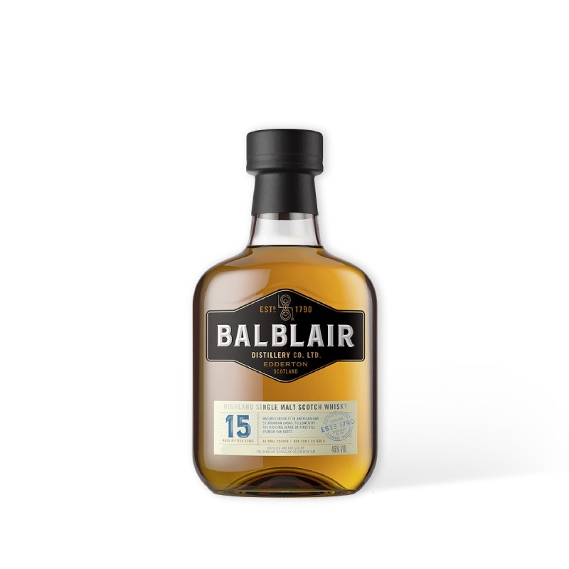 Balblair 15 jaar Highland single malt whisky
