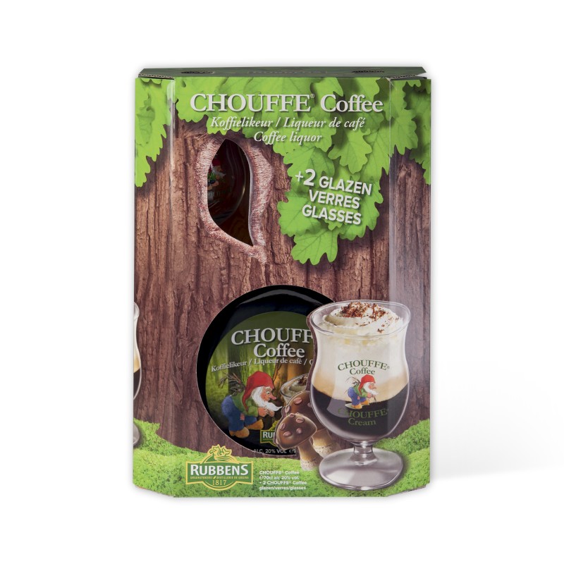[117813] Chouffe coffee GV + 2 glazen