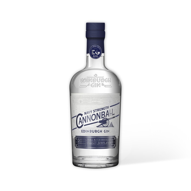 Edinburgh gin cannonball navy strength