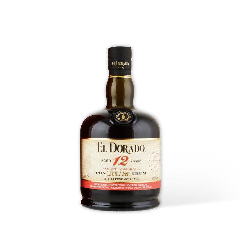EL DORADO Rum 12 Years Old 0,70 ltr.+ omdoos