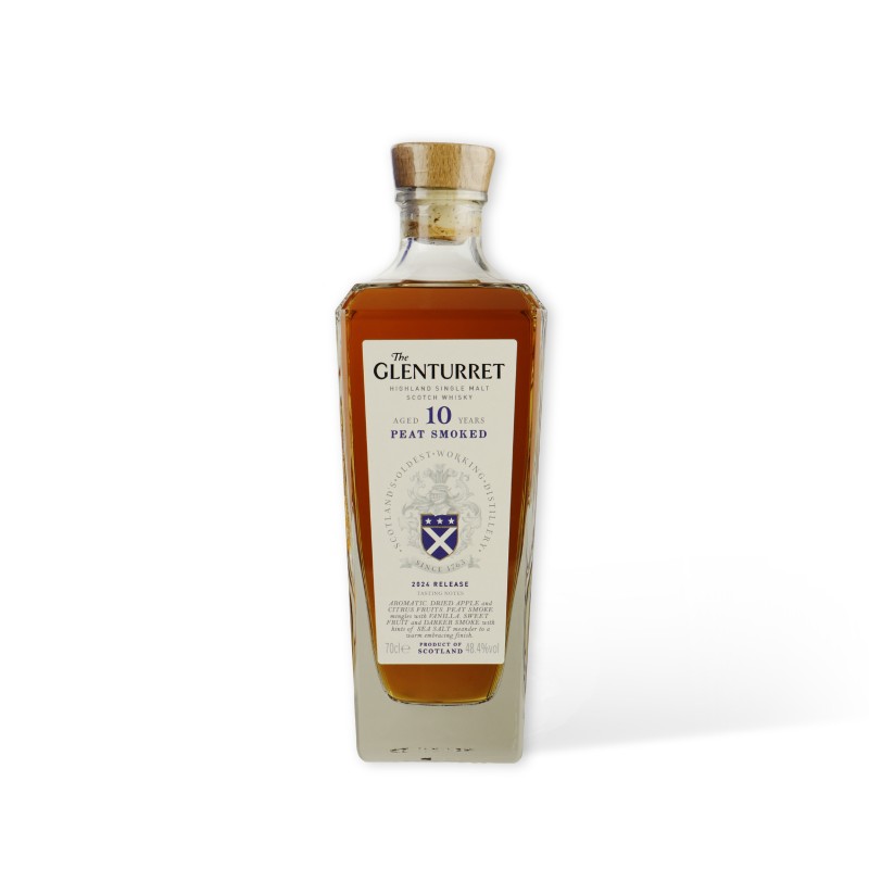 [GLENT_10YPeat_70] GLENTURRET 10YO Peat Smoked 2024 0,70 ltr