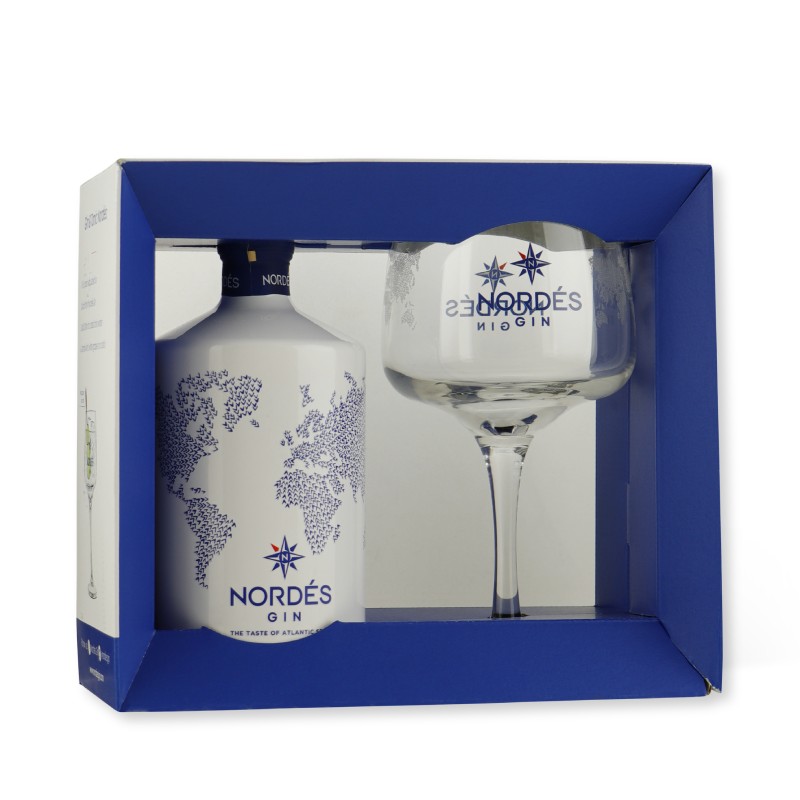 NORDES Gin 0,70 ltr + Gin glas
