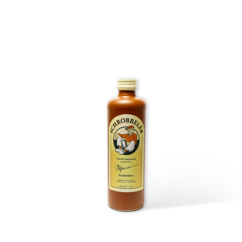 Schrobbeler kruidenlikeur kruik 35cl