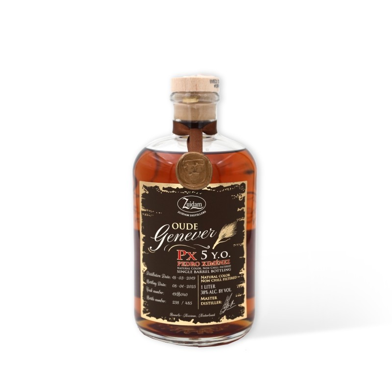 Zuidam oude genever 5 jaar PX single barrel