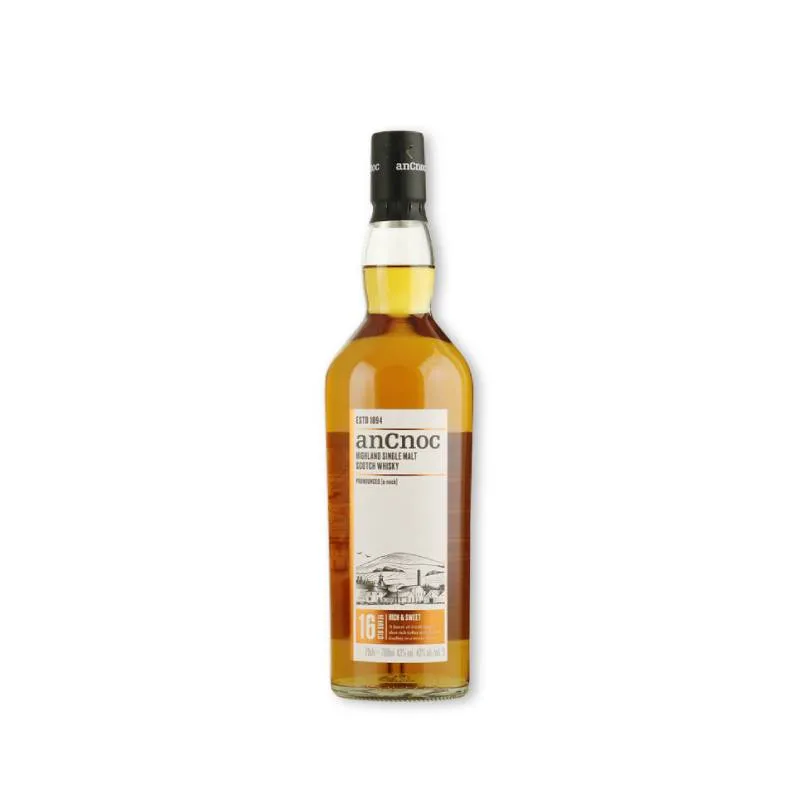 anCnoc single malt whisky 16 jaar