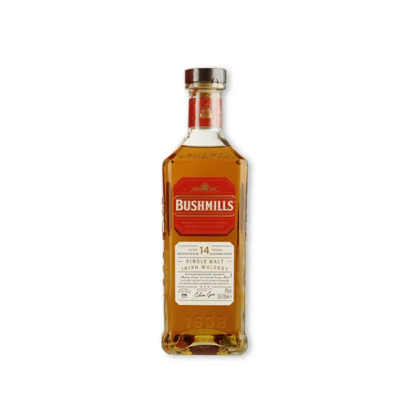 Bushmills 14 jaar Malaga cask Irish whiskey