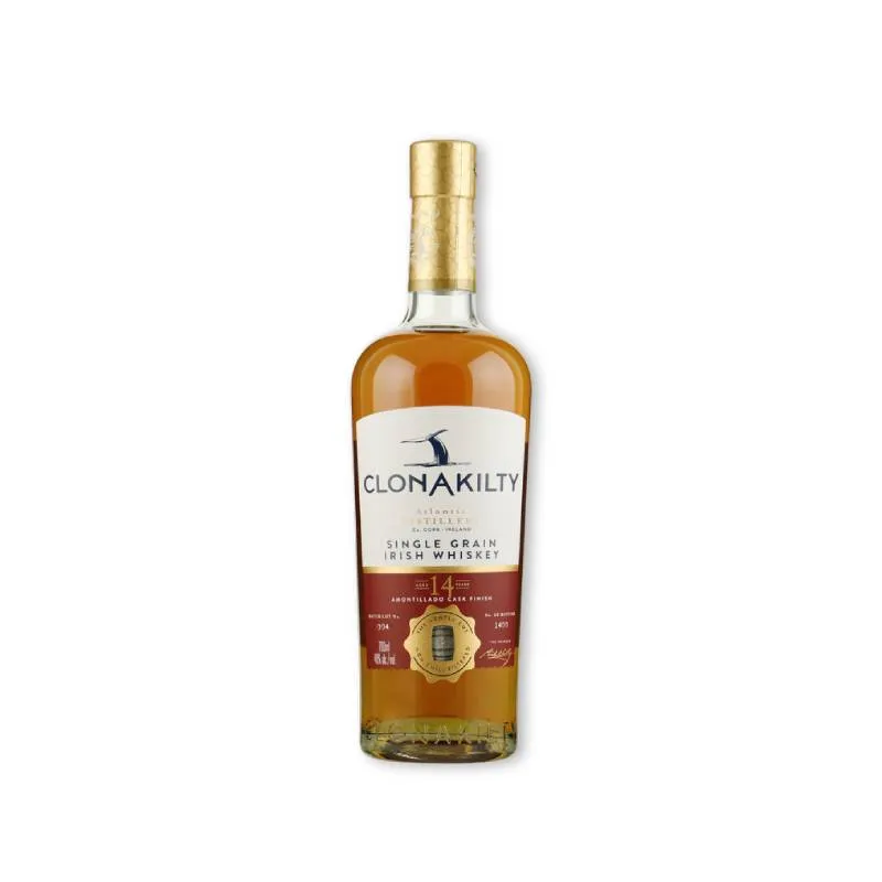 Clonakilty 14 jaar Amontillado single grain Irish whiskey