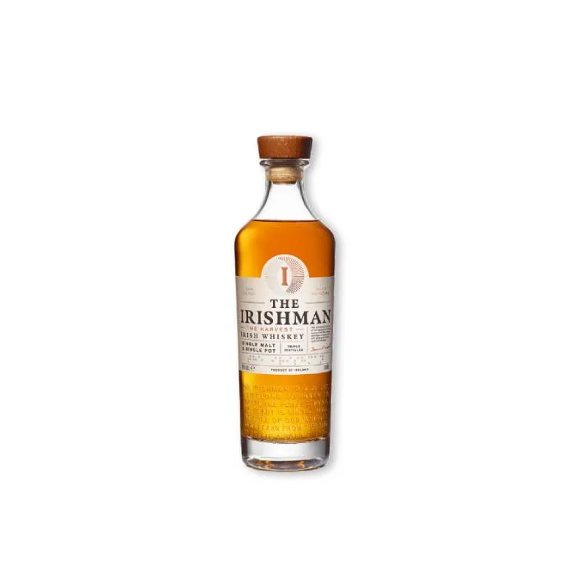THE IRISHMAN Harvest 0,70 ltr + 2 glazen