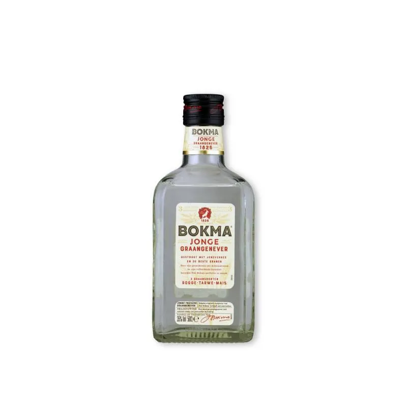 BOKMA Jonge Jenever vierkant 0,50 ltr