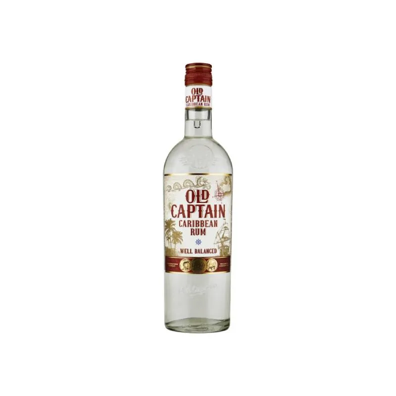 [112283] Old Captain Carribean rum wit 70cl