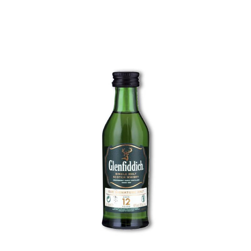 [GLENF_mini_12Y] GLENFIDDICH 12YO Miniatuur