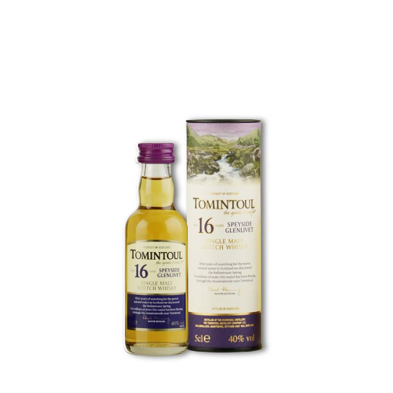TOMINTOUL 16YO Miniatuur