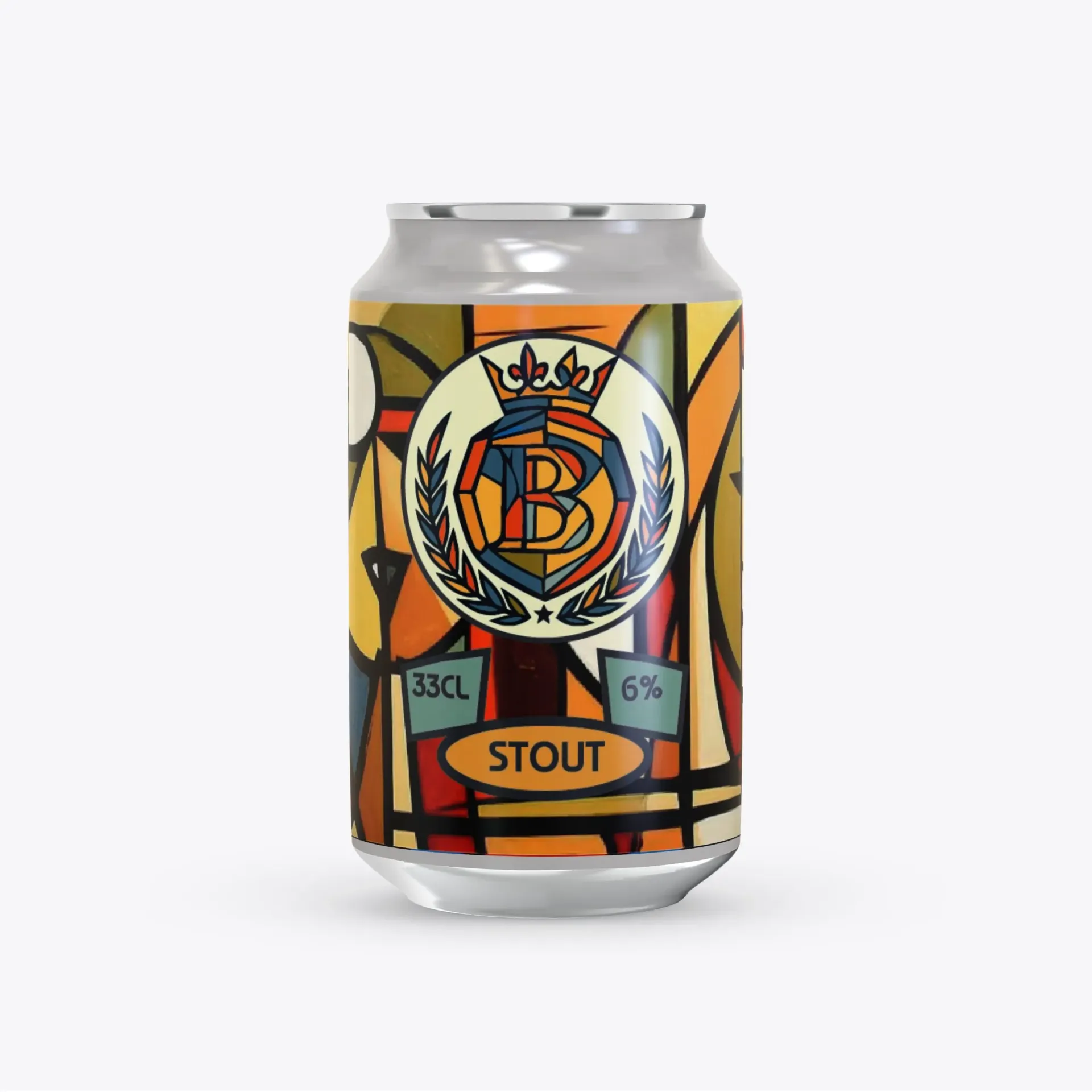 Brouwhoeve stout in blik