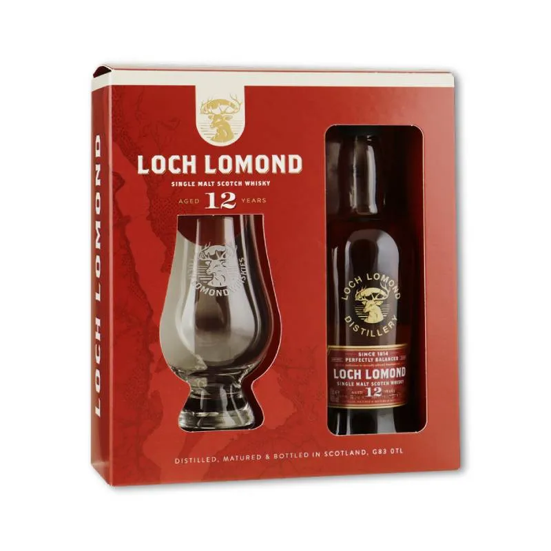 Loch Lomond 12 jaar + glas