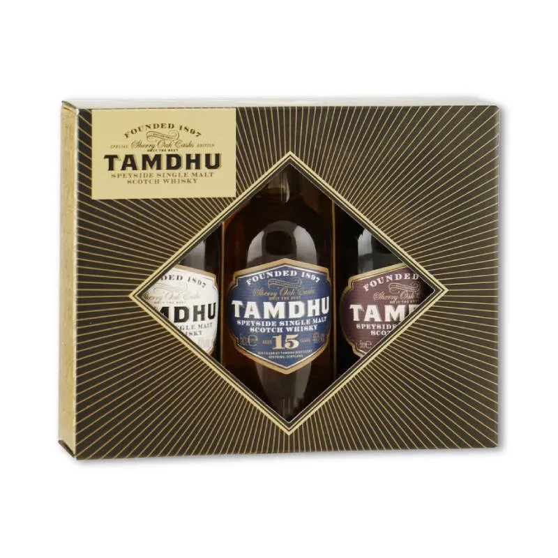 TAMDHU Speyside Giftpack 3x5cl (12yo/15yo/18yo)