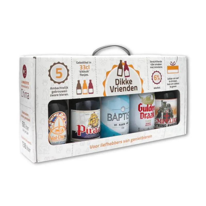 DIKKE VRIENDEN Speciaalbier Giftpack 5x 33cl