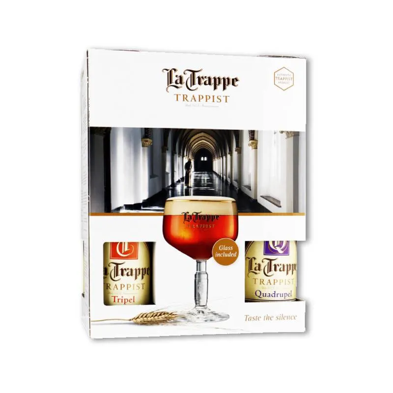LA TRAPPE geschenkverpakking + glas